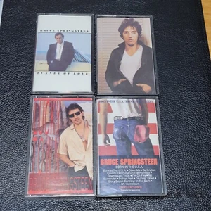 BRUCE SPRINGSTEEN CASSETTE TAPE LOT CLASSIC HARD ROCK MUSIC AMERICA - Picture 1 of 1
