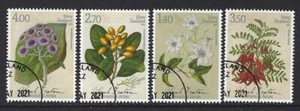 Nueva Zelanda 2021 Sarah Featon Botánico Artista Juego 4 Fino Usado - Imagen 1 de 1