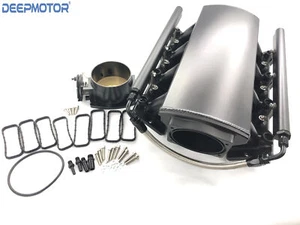 Low Intake Manifold LS1 LS2 LS6 102mm w/ MAP Sensor Port Fuel Rail Throttle Body - Picture 1 of 12