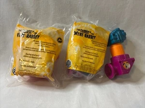 Juego de 3 juguetes Burger King Wallace & Gromit The Curse Of The Were-Rabbit 2005 - Imagen 1 de 7