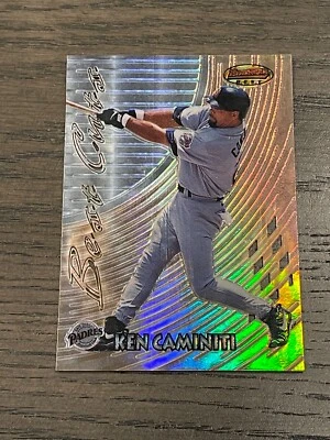 1997 Bowman's Best Best Cuts Refractor Ken Caminiti #BC9 San Diego Padres - Image 1 of 2
