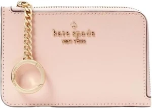 Kate Spade New York Madison Medium L-Zip Card Holder Geldbörse Conch Pink - Bild 1 von 3