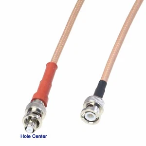SHV 5KV plug to standard BNC High Voltage Procedure DC Test cable RG142 1~16.4FT - Picture 1 of 4