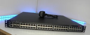 Brocade ICX 6430 48P ICX6430-48P 48x 1GbE RJ45 PoE + 4x 1GbE SFP Port 1U Switch - Picture 1 of 6
