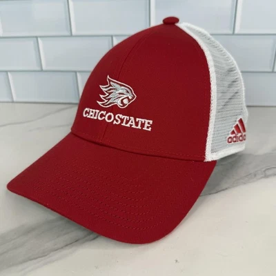 Gorra Chico State Wildcats Snap Back para hombre talla única roja blanca NCAA Adidas Foto 1 de 4