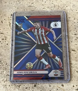 Armando Broja 2021-22 Panini Chronicles XR Premier League Rookie Blue RC /99 - Picture 1 of 2