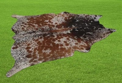 100% New Cowhide Rugs Area Cow Skin Leather (56" x 58") Cow hide SA-5603 - Image 1 of 3