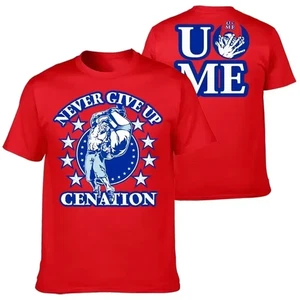 WWE John Cena rotes T-Shirt, CENATION UCME - Bild 1 von 5