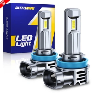 Kit de bombillas de faros LED AUTOONE H11 H8 haz alto bajo súper brillante 80000LM 100W - Imagen 1 de 11