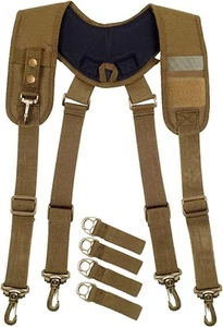 Tactical Duty Belt Harness Suspenders Padded Tool Suspender Heavy Duty... - Picture 1 of 3
