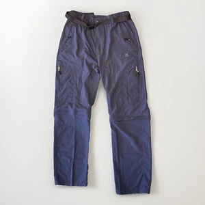 Wolf Cavalry Cargo Pants Boys XL 27x27”Gray Straight Leg Convertible Zip Away - Picture 1 of 11