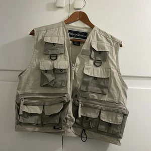 Field & Stream Khaki and Olive Fishing Vest Youth XL 16-18 - Picture 1 of 6