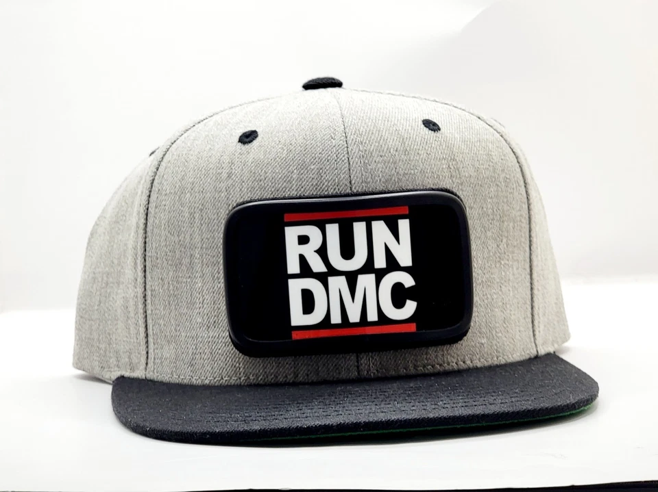 Chapéu RUN DMC, remendo de metal removível, Snapback - Imagem 1 de 1
