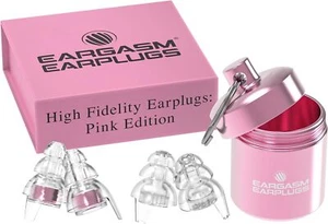 Eargasm PINK Edition High Fidelity Earplugs Standard Size Ear Protection plugs - Picture 1 of 6