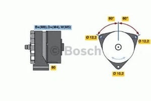 Bosch Remanufactured Alternator HGV 0986037770 - Imagen 1 de 1