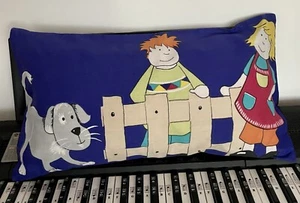 Baby Nursery Girl Boy Playroom School home dog print cushion 18"X18"  12"X30" UK - Picture 1 of 3