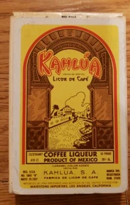 Vintage Kahlua Playing Cards - Full Set w/Jokers - NICE - Picture 1 of 4