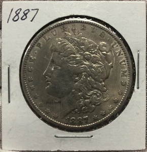 1887 $1 Morgan Silver Dollar #1 Coin - Picture 1 of 2