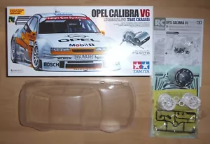 Tamiya Karosseriesatz Opel Calibra V6 mit Reifen und Felgen; M 1:10 - Bild 1 von 2