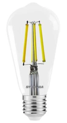 4W LED Filament Style ST64 Bulb, E27, 2700K, 840lm, Non-Dimmable - 30133 - Image 1 of 2