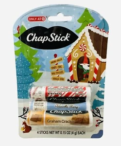 Chapstick GingerBread Holiday Graham Cracker Zuckerstange Vanille Glasur Schokolade - Bild 1 von 5