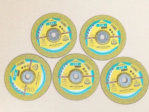 5 X KLINGSPOR 180MM X 3MM CRANKED STONE CUTTING DISCS NEW - Picture 1 of 1