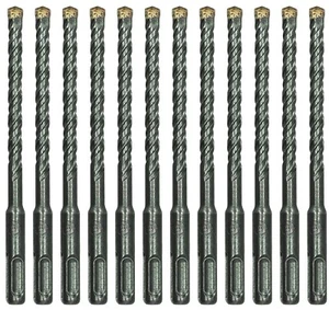 5/16"x8" SDS Plus Rotary Hammer Drill Bit Carbide Tip for Masonry Concrete-12Pcs - Picture 1 of 7