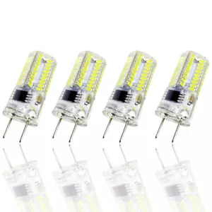 4PCS G8 LED Corn Light Clear White Corn Beads 5W 110V 72 LED Energy Saving Bulbs - Picture 1 of 7