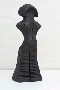 Japanese DOGU Figure Doll Small Slender Clay Figurine Haniwa Replica Souvenirs B - Picture 1 of 5