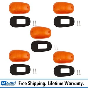 Cab Roof Running Light Lamp Amber Lens Set of 5 for Dodge Ram Truck New - Picture 1 of 5