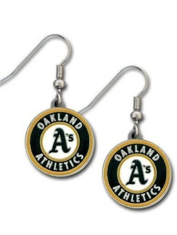 Aminco MLB Oakland Athletics Dangle Earrings Cover