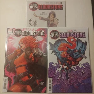 DEATH OF DOCTOR STRANGE BLOODSTONE #1 NM+ COVER A B & 2ND PTG SET 1ST LYRA COMIC - Picture 1 of 7