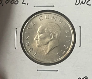 1998 Turkey 10000 Lira L2 - Picture 1 of 2
