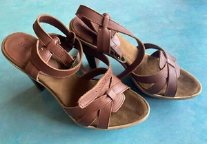 marc o polo High Heels für den Sommer Leder braun Gr 38 - Bild 1 von 5