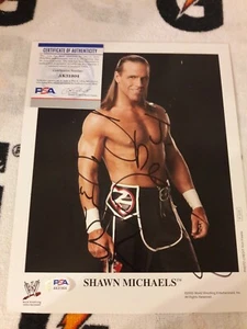 WWE 2005 Shawn Michaels signed P-1070 8X10 promo photo Wrestling PSA DNA COA - Picture 1 of 9