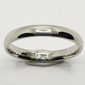 Plain Platinum 2.85mm Wedding Band Ring Size M Full English Hallmarked - Picture 1 of 21