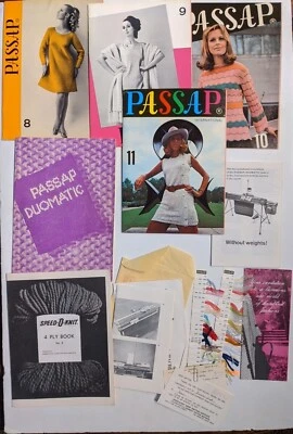 Vintage Lot 1971 Passap International Magazine #8,9,10,11 & Description Books. - Image 1 of 4