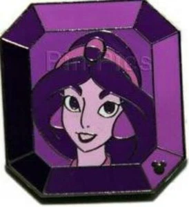 Disney Pin Princess Gems Jasmine Aladdin Movie Animation Film Movie 61175 - Picture 1 of 1