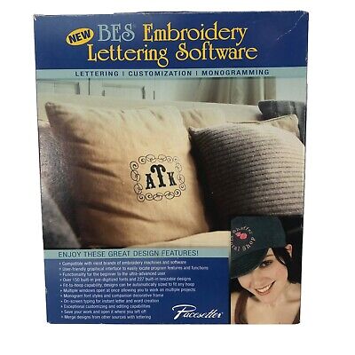 Brother BES Embroidery Lettering Software Customization Monogramming Sewing • 236.76€