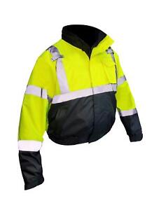 JA400G 3 in 1 Superior Hi Vis Class 3 Bomber Jacket | 100percent polyester | ...