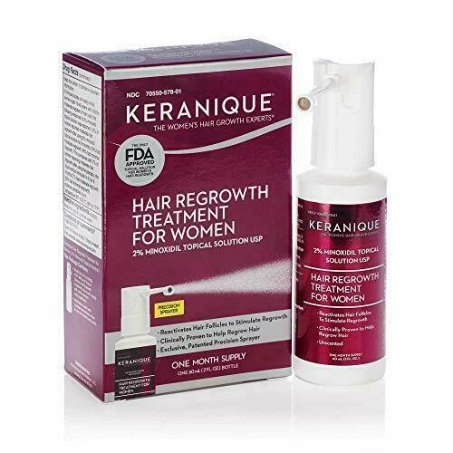 Keranique Hair Regrowth Treatment Extended Nozzle Sprayer - 2oz