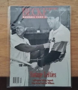 March 1996 Beckett Baseball Card Monthly Magazine Stan Musial/Ted Williams - Picture 1 of 2