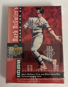 1998 Upper Deck Mark McGwire's Chase for 62 Trading Card Factory Sealed LESEN!!!! - Bild 1 von 3
