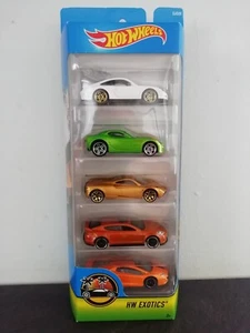 Hot Wheels 2016 HW Exotics 5 Pack Porsche x2, Alfa, Pagani, Lamborghini BNIB - Picture 1 of 8