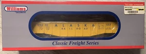 Williams by Bachmann Alaska Rail Road Gondola w/Six Barrels for "O" Gauge Track - Picture 1 of 5