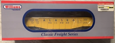 Williams by Bachmann Alaska Rail Road Gondola w/Six Barrels for "O" Gauge Track - Image 1 of 4