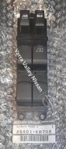NISSAN NAVARA POWER WINDOW SWITCH D40T Thai Built 25401 EB70A - Picture 1 of 2
