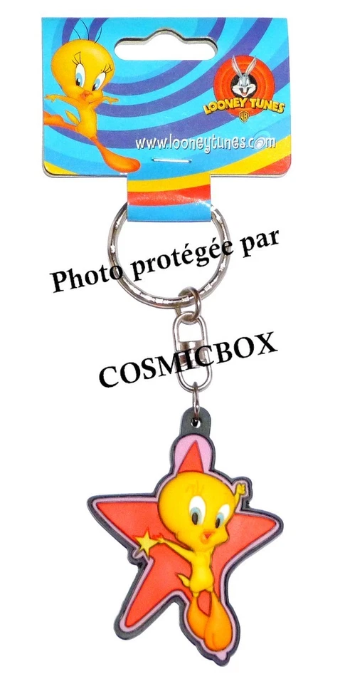 Porte clés TITI super star étoile rouge figurine WARNER BROS new keychain figure - Photo 1/1