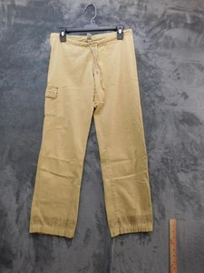 Pantalone PrAna donna XS beige cargo coulisse elastico in vita orlo paisley casual - Foto 1 di 15