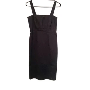 B. Moss Women's Mini Bodycon Dress Size 2 Black Stretch Empire Bust - Picture 1 of 5